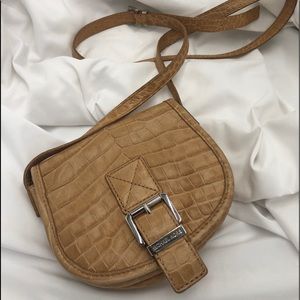 Micheal Kors croc embossed crossbody  Purse
